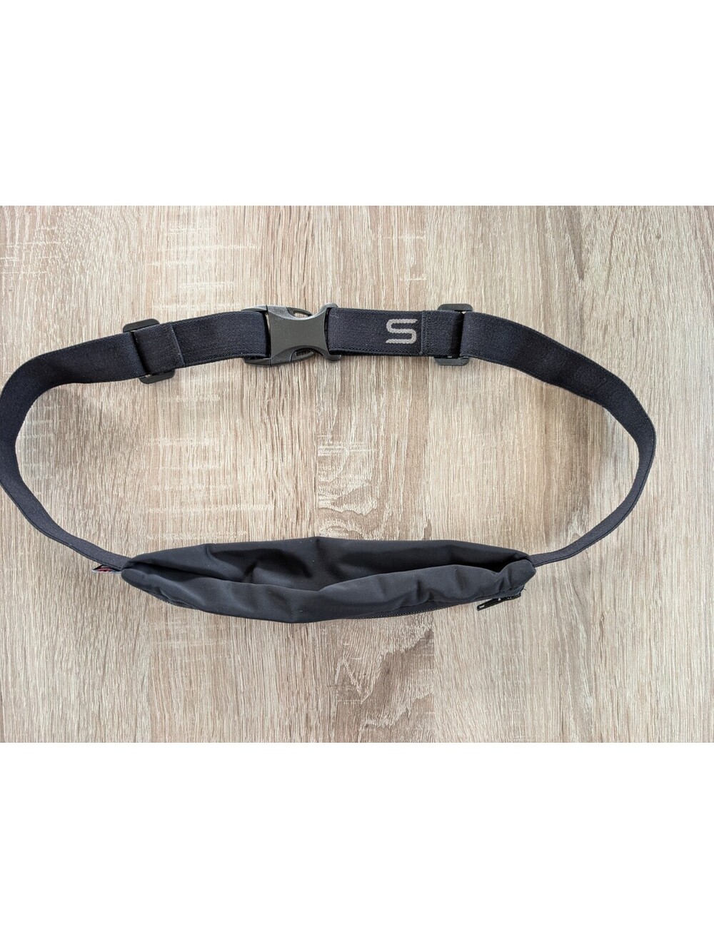 SPIbelt Original Running Belt with Pocket Adjustable Waist Black